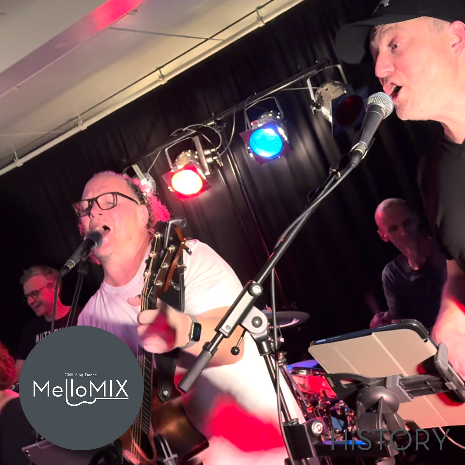 Tobi und Steffen mit The Bring It Home Boys beim Xmas Rock
