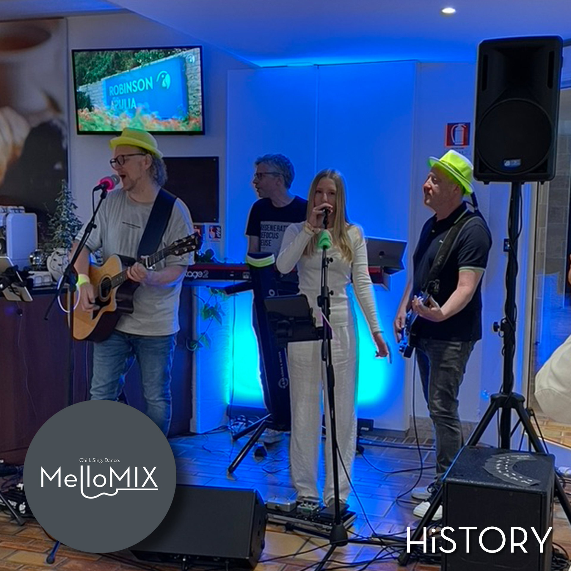 Livemusik von der Liveband MelloMIX im Robinson Apulien