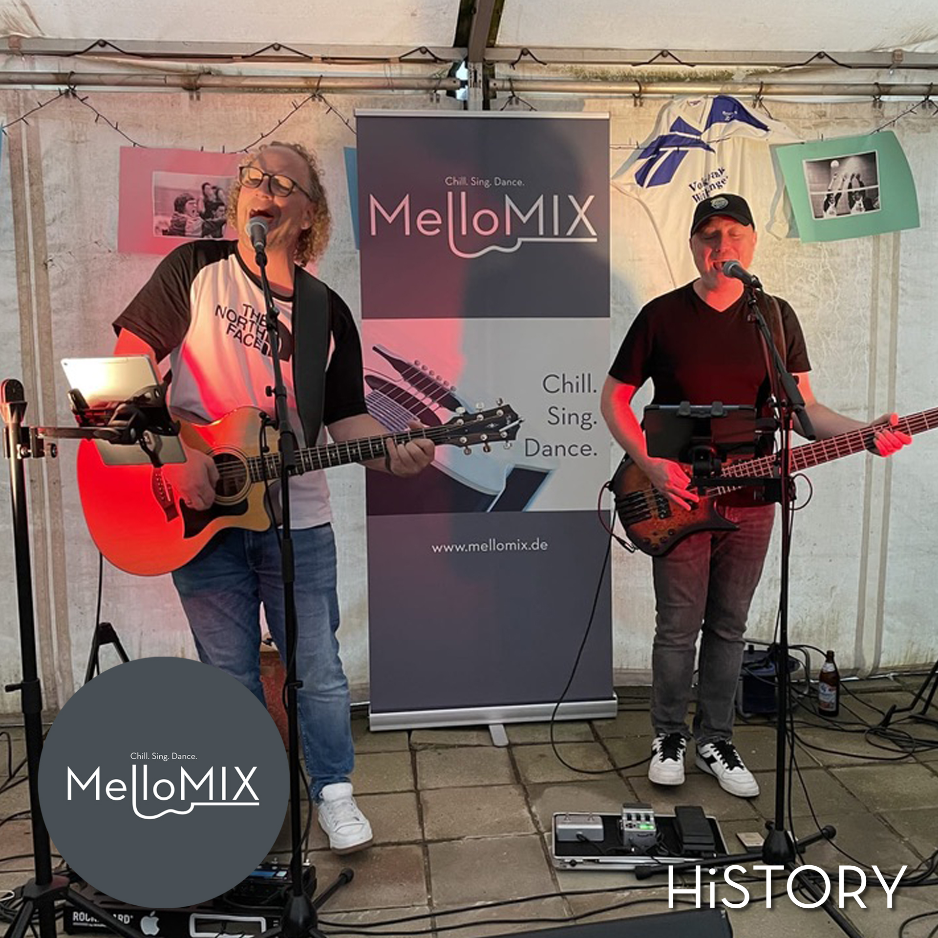 Die Liveband MelloMIX mit handgemachter Live-Musiik auf dem Schmiden Beach